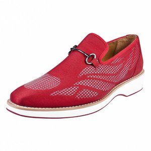 LIBERTYZENO Men's Gold Buckle Loafers Fashion Pull-on Penny Party Weddin…